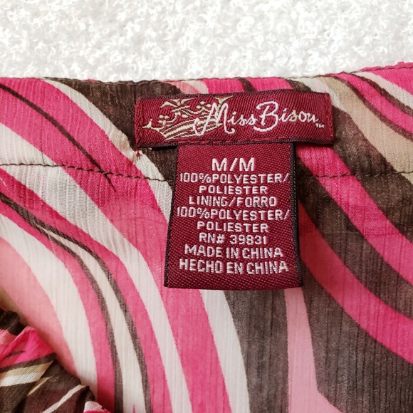 🐱Miss Bisou Short Sleeve Peplum Blouse - Picture 4 of 4